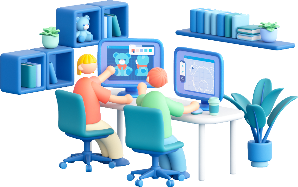 採用情報の3Dイメージ